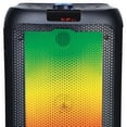 thumbnail image 2 of Naxa NDS-8501 Portable Dual 8" Bluetooth Blaze Party Speakers with Full Glow Disco Lights, Up to 2 Hours Play Time, Microphone, FM Tuner, USB Port, MicroSD Card Slot, and 3.5mm Input, Black, 2 of 3