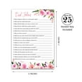 thumbnail image 2 of DAD Jokes Girl Baby Shower Games — Pack of 25 — Fun Dad Joke Game, Funny Daddy Joke Trivia, Pink Boho Chic, Garden Shower Activity, Gender Neutral Birthday Activity G140-DJK, 2 of 7