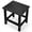 Black + HDPE Single-Tier Side Table 07, variant on HDPE Poly Lumber Adirondack Side Table, Weatherproof UV Fade Rust Resistant Heavy Duty Outdoor End Table, Low Maintenance Compact Accent Table for Patio, Pool, Garden, Porch & Deck