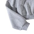 thumbnail image 5 of Helii Zip Up Hoodie Women's Cropped Sweatshirt Oversized Long Sleeve Workout Casual Drawstring Track Jacket with Pockets Soft Stretchy High Waist Streetwear Fall Winter Outfits 4 Colors, 5 of 7