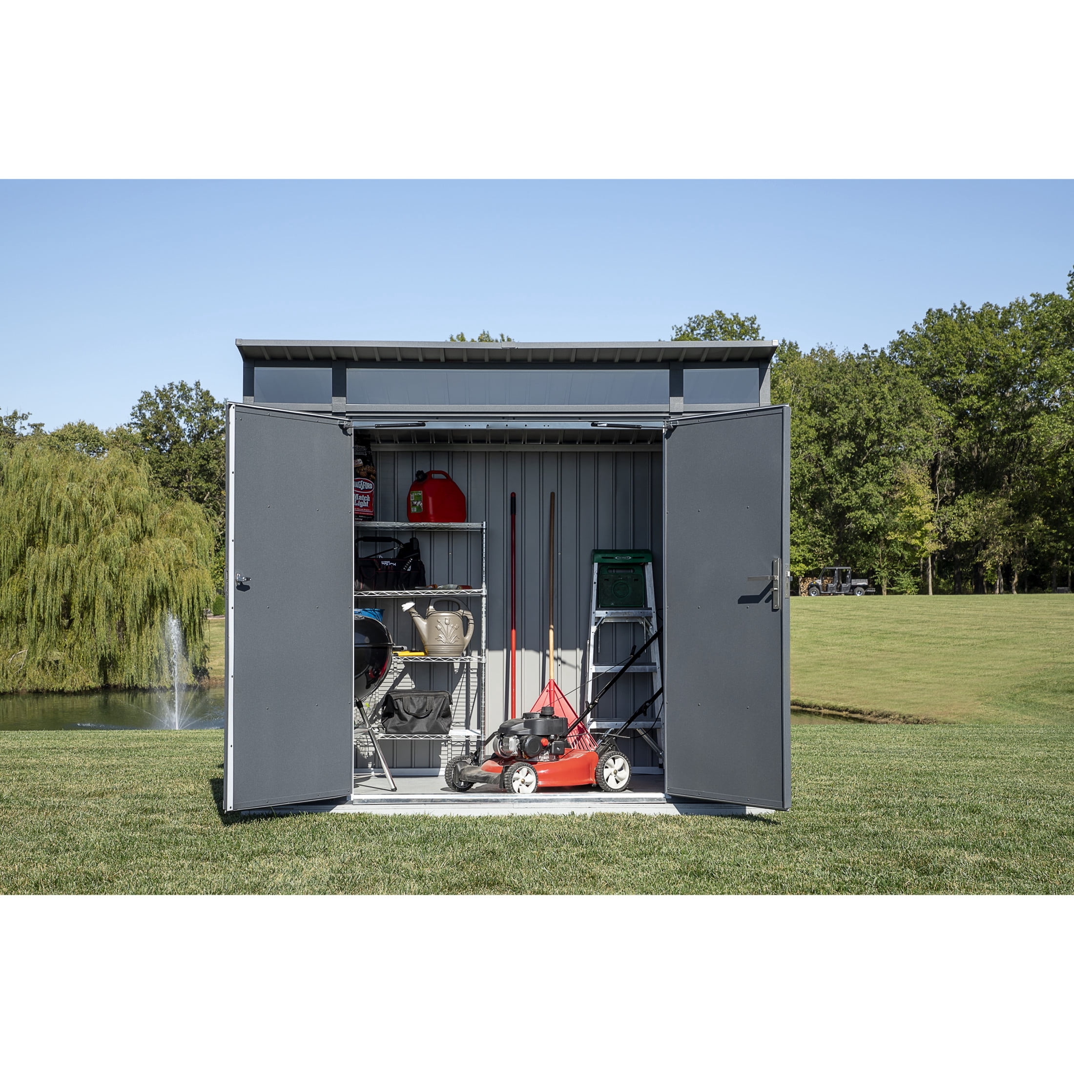 Sojag Denali 5 x 8 x 7 ft Anthracite Shed