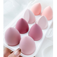 thumbnail image 1 of Kingtree Beauty Makeup Sponge, 8 Pcs Multi-colored Makeup Sponges Blender, Portable Case Packed Face Foundation Blending Sponges Set In 3 Shapes Flawless for Cream, Powder and Liquid Cosmetics, 1 of 1