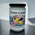 thumbnail image 1 of Réglisse Noire Végane Noix de Coco Soja 12 oz/ 355 ml Bougie Versée à la Main, Écologique, Combustion Propre, Boulangerie, Nourriture, Boisson, 1 of 5