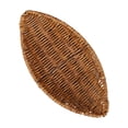 thumbnail image 1 of COM1950s Woven Storage Basket, Plastic Imitation Rattan Woven Basket for Fruits, Vegetables, Bread, Snacks, Versatile Tray for Countertop Organization, 1 of 8