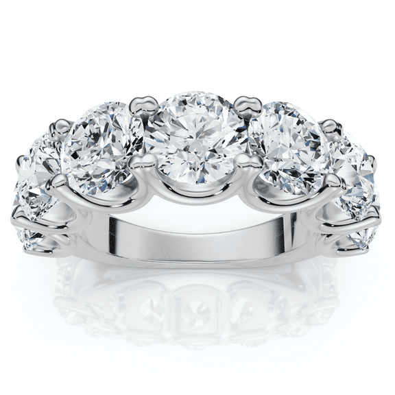 Pompeii 6Ct TW Diamond Anniversary U Prong Wedding Ring 14k Gold Or Platinum Lab Grown