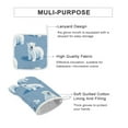 thumbnail image 3 of Cute Polar Bear Insulated Gloves And Pot Mats (four Piece Set), 3 of 6