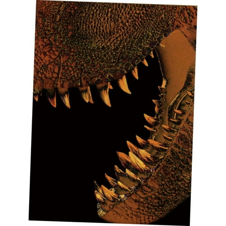 Jurassic World Movie Poster Metal Sign Art Print 8x12 Multi-Color Square Adults Best Posters