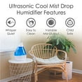 thumbnail image 2 of Crane Ultrasonic Cool Mist Humidifier, Blue Drop, 2 of 5