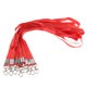 thumbnail image 1 of Correa Para El Cuello 10pcs Correa Para Tarjeta De Pase De Identificación Insignia Titular De La Llave Correa De Cierre De Metal rojo Zulema Cordón de la placa de la tarjeta, 1 of 4