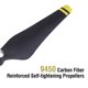 thumbnail image 3 of Hélices de Repuesto Ecomeon para DJI Phantom 3 2 pares fibra de carbono amarillo, 3 of 4