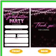 thumbnail image 3 of Celebrate Your Achievement: 25 Graduation Party Invitations with Envelopes for 2023 High School, College, and Masters Graduates - Perfect for Memorable Grad Celebrations!, 3 of 5