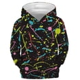 thumbnail image 3 of RTKFRFLM Kids SUPER Letter Graphic Hoodie Boys Girls Colorblock Sweatshirt Trendy Long Sleeve Pullover Casual Active Outfit, 3 of 3