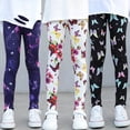 thumbnail image 1 of Kids Girls Leggings Spring Summer Flower Printed Children Trousers Girl Casual Pencil Pants Cute Toddler Leggings8110 He Qiyong unisex, 1 of 1