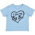 thumbnail image 3 of Inktastic I Love My Big Bro in Black Chalk Heart Boys or Girls Baby T-Shirt, 3 of 5