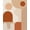 Beige, Pattern 2, variant on Design&I 8'x10' Washable Area Rug Beige Terracotta Abstract Waves Modern Geometric Design with Curves for Living Room, Family Extra Large Skid-Resistant Low Profile