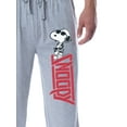 thumbnail image 2 of Peanuts Men's Joe Cool Rocker Character Logo Sleep Jogger Pajama Pants, 2 of 5