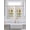 Off-White, variant on Sunflower Living Room Curtains 2 Panel, Vintage Botanical Cafe Window Treatment, Farmhouse Bedroom Bathroom Kitchen Curtains Drapes 104"x45"
