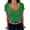 Green, variant on Up to 65% off Xunlbb Short Sleeve Shirts for Women Women's Casual Solid Color Short-Sleeved U-Neck Top Womens Trendy Tops, S-3XL