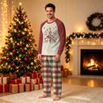 thumbnail image 2 of Lvotionpl 2026 Family Christmas Pajamas Matching Sets, Matching Family Christmas Pjs Long Sleeve Top & Pants Set Matching Holiday Family Pajama Xmas Sets, 2 of 5