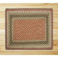 thumbnail image 2 of Earth Rugs 23-024 Olive-Burgundy-Gray Rectangle Rug, 2 of 3