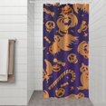 thumbnail image 2 of Halloween Spooky Icons Pattern Shower Curtain 36"x72" ,Bathroom Decorative Shower Curtains Set with 12 Hooks,Modern Waterproof Washable Shower Curtain, 2 of 6