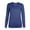 Navy, variant on Lenago Womens Tunic Tops Spring Fall Patchwork Printed Long Sleeves Round Neck Casual Pullover Tops Basic Tee