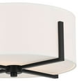 thumbnail image 2 of 52593BK Kichler Lighting Malen - 2 Light Flush Mount-7.75 Inches Tall and 15.5 Inches Wide-Black Finish, 2 of 7
