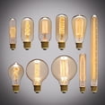 thumbnail image 5 of 220V E27 Home Decor Spiral/Stright Filament Safe Dimmable Warm Lights Edison Light Bulb Home Lighting Incandescent Bulbs Light Appliance T185, 5 of 8