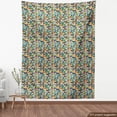 thumbnail image 4 of Abstract Fabric by the Yard, Geometric Chaos Triangular Mosaic Polygonal Fractal Contemporary Modern Design, Decorative Upholstery Fabric for Chairs & Home Accents, Multicolor by Ambesonne, 4 of 5