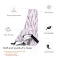 thumbnail image 3 of Cauagu Lavender Flowers Print Extra Large Bath Towels 1 Pack, Quick Drying Towels Highly Absorbent Bath Towel for for Body Sport Yoga SPA & Fitness-31.5"x63", 3 of 8