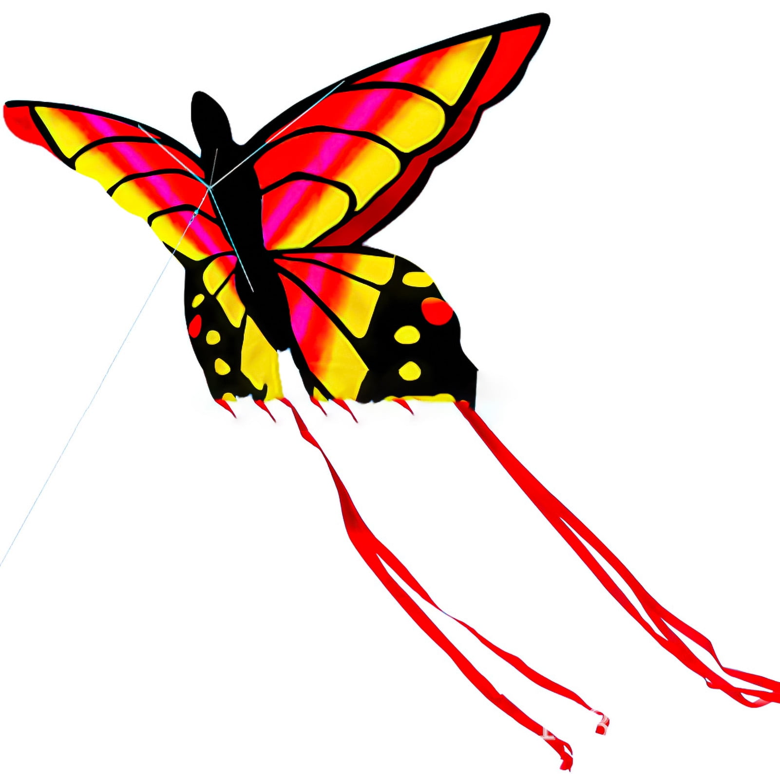 CXDa Flying Kite Beautiful Tearresistant Long Tail Butterfly Design