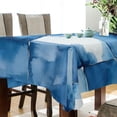thumbnail image 4 of Yayeee Tablecloths for Rectangular Tables 54 x 54 inch Party Table Cover, Blue Pattern, 4 of 6