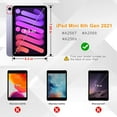 thumbnail image 6 of Fintie Case for iPad Mini 7 (A17 Pro) 2024 / iPad Mini 6 2021, Multi-Angle Folio Smart Stand Cover w/Pencil Holder & Pocket, Auto Sleep/Wake for iPad Mini 7th/6th Generation 8.3 Inch, 6 of 8