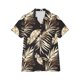 thumbnail image 5 of Camisa de Manga Corta Vestido para las Mujeres Camisas Hawaianas Botón Arriba Blusa de Playa de Verano Casual, Top de Vacaciones Fresco, 5 of 6