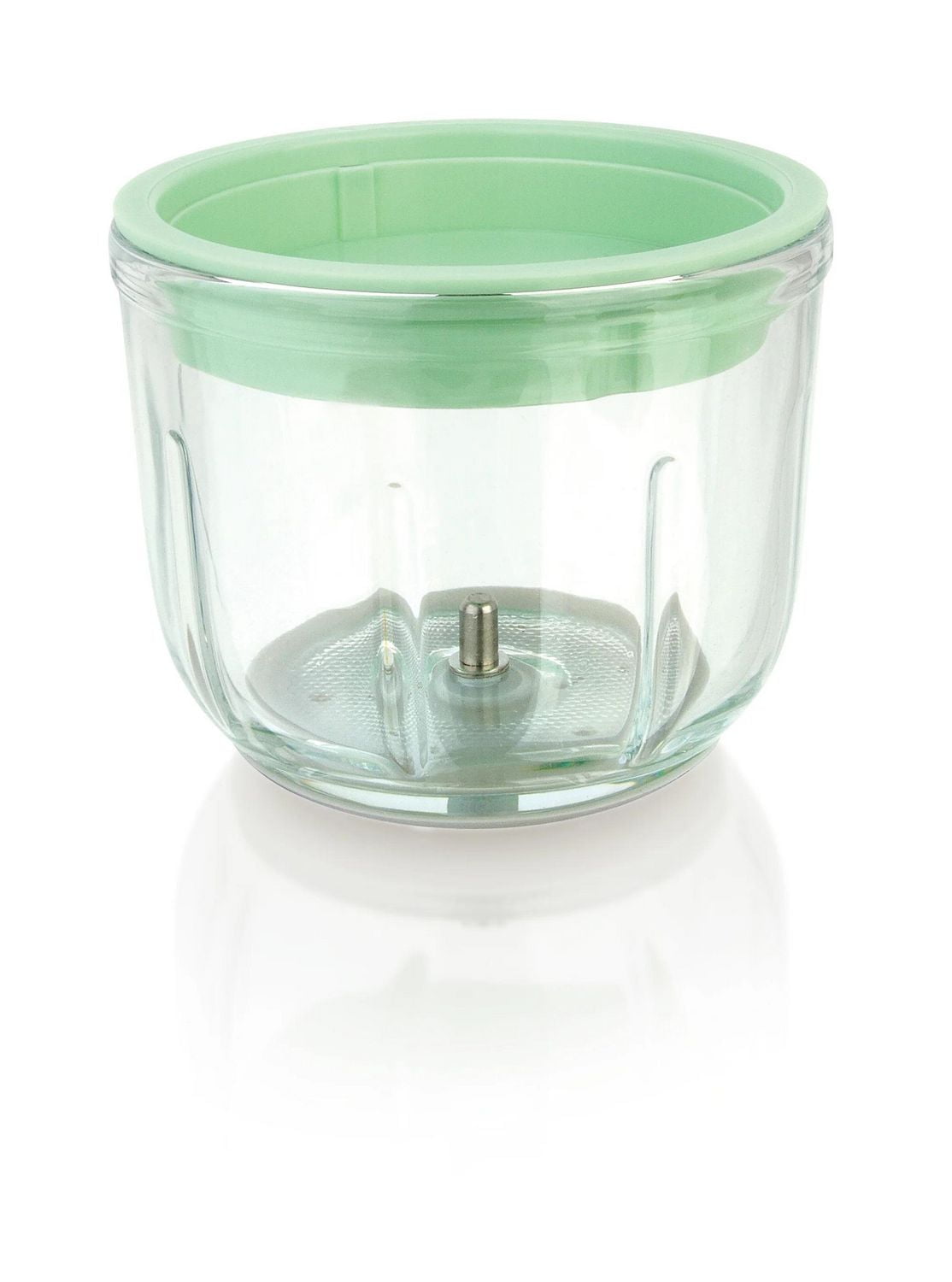 Cordless/Rechargeable Chopper with USB cord & Glass Bowl, Green