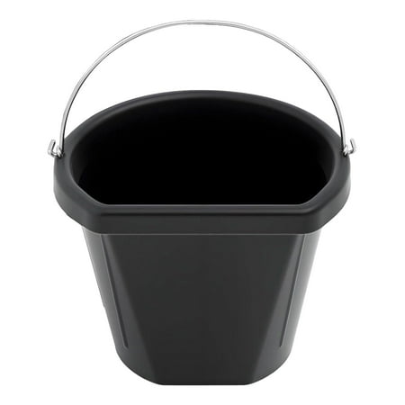 Horse Feeder Rubber Feed Bucket 18L Livestock Water Bowl with Handle for Farm Zoo Home Outdoor Use