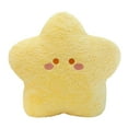thumbnail image 2 of Star Plush Pillow, Soft Yellow Star - Shaped Plush Toy, Comfortable Bedside Cushion With Cute Face Design, For Teens S Bedroom, Living Room, Office Decor, Nap, Reading, 2 of 7