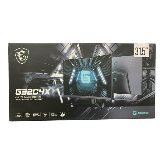 (Open Box) MSI 31.5" FHD Curved Gaming Monitor 250Hz 1ms VA Panel Adaptive Sync G32C4XS