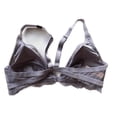 thumbnail image 2 of Victoria's Secrets Chantilly Lace Front Close Bralette Lilac with Velvet Trim Size Large New, 2 of 2