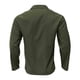 thumbnail image 5 of Ceisia Men's Relaxed Fit Stretch Long Sleeve Turndown Collar Shirt with Asymmetric Placket Army Green L Gifts, 5 of 8