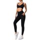 thumbnail image 1 of Conjunto de yoga ajustado de secado rápido for mujer, traje deportivo for correr con bolsillo, transpirable, de dos piezas, estilo nude, 1 of 6