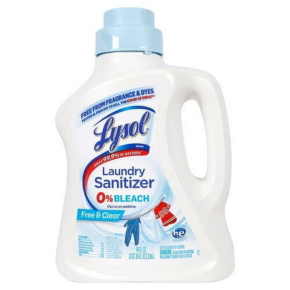 Lysol Laundry Sanitzer Free and Clear 90oz