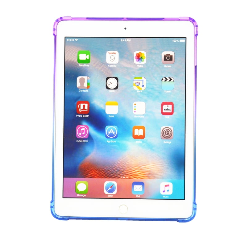 Rainbow Translucent Back Cover Case for Apple iPad Pro (9.7-Inch