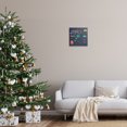 thumbnail image 3 of Stupell Industries Contemporary Eclectic Jingle Bells Phrase Canvas Art, 17 x 17, by Sazerelli Designs, 3 of 7