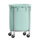 thumbnail image 1 of Cesta de lavandería SONGMICS Rolling 110 L con marco de acero, color verde menta, 1 of 7