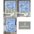 thumbnail image 3 of Paisley Flower Ethnic Style Window Curtain for Living Room Roman Curtains for Kitchen Cafe Tie Up Short Drapes, 3 of 5