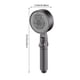 thumbnail image 2 of Cabezal de ducha de mano de alta presión con 8 configuraciones de rociado y soporte de pared para eliminar agua dura, ideal para personas mayores y duchas de bajo caudal. Aestivo | Gris |, 2 of 7