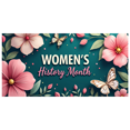 thumbnail image 3 of Women's History Month Floral Celebration Stars Background Backdrop Banner Decorations Photography Props Party Supplies Events Display, 3 of 7
