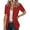 Red, variant on MAWCLOS Women Business Jackets Button Blazers Solid Color Cardigan Jacket Casual Autumn Plain Coat Black 2XL