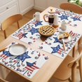 thumbnail image 5 of Independence Day Placemats Set of 1, American Flag Stars White Texture Non-Slip Place Mats Washable Table Mats for Kitchen Dining Table Decorations Indoor/Outdoor, 5 of 9
